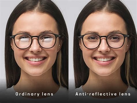 What are glasses that don't reflect in pictures?