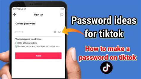 What are good TikTok passwords?