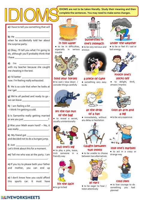 What are idioms Year 5?