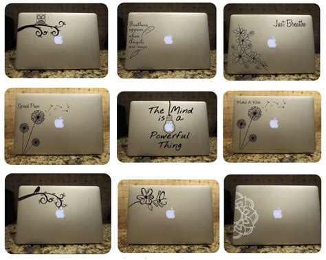 What are laptop decals made of?