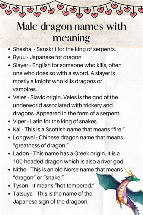 What are male dragons called?