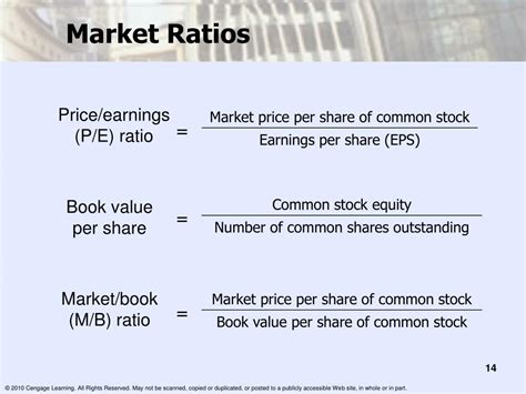 What are market ratios?