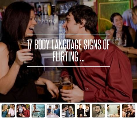 What are nonverbal flirting signs?