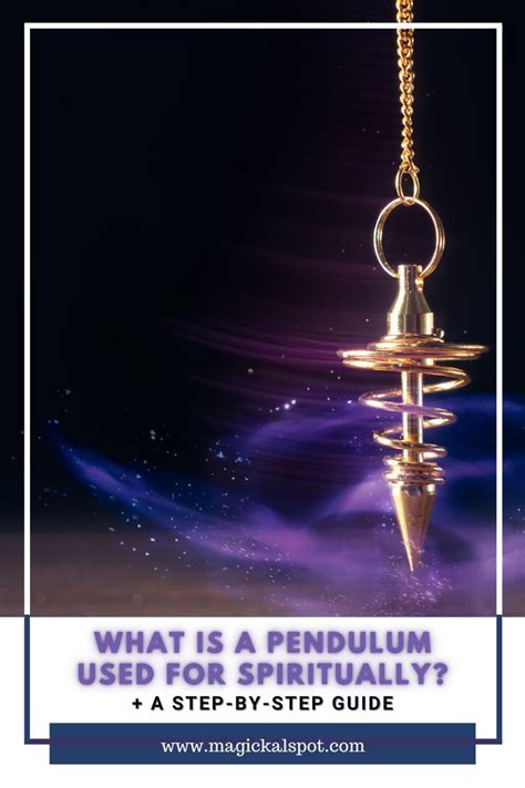 What are pendulums used for in spirituality?