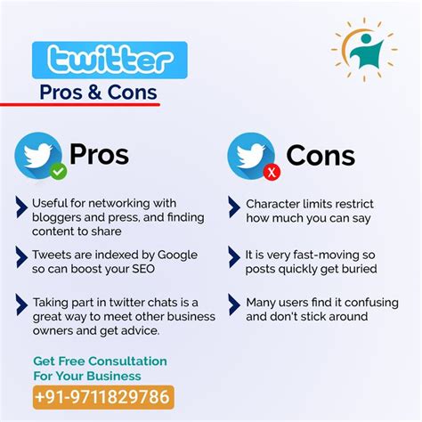 What are pros and cons of Twitter?