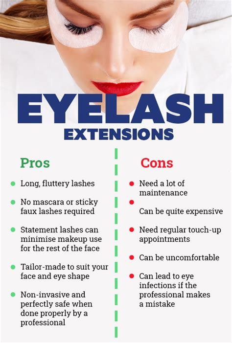 What are pros and cons of lash extensions?