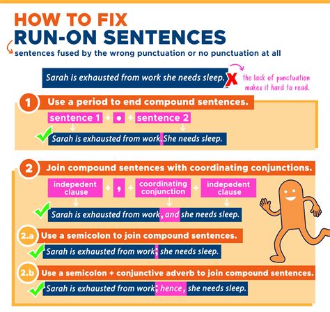 What are run on sentences?