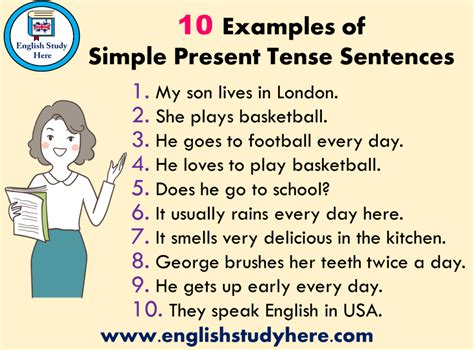 What are sentence 10 examples?