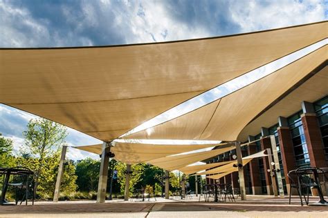 What are shade structures called?