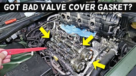 What are signs of a bad valve cover gasket?