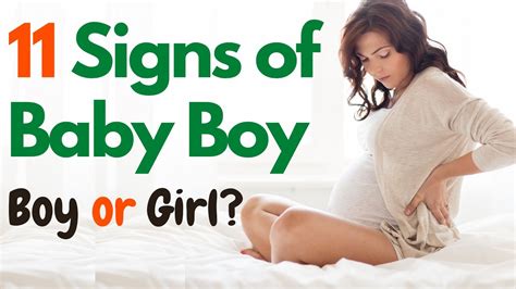 What are signs of having a boy?