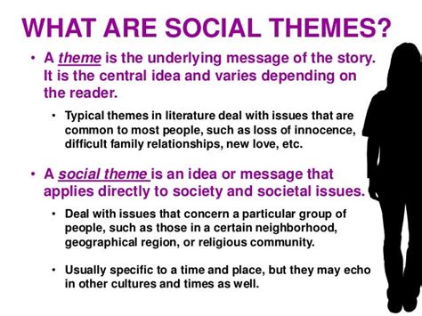 What are social themes?