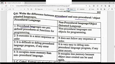 What are some advantages of a declarative language over a procedural language?