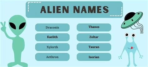 What are some alien names?