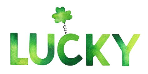 What are some examples of being lucky?