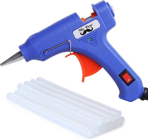What are some facts about hot glue guns?