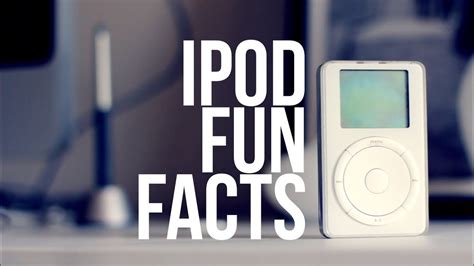 What are some fun facts about iPods?