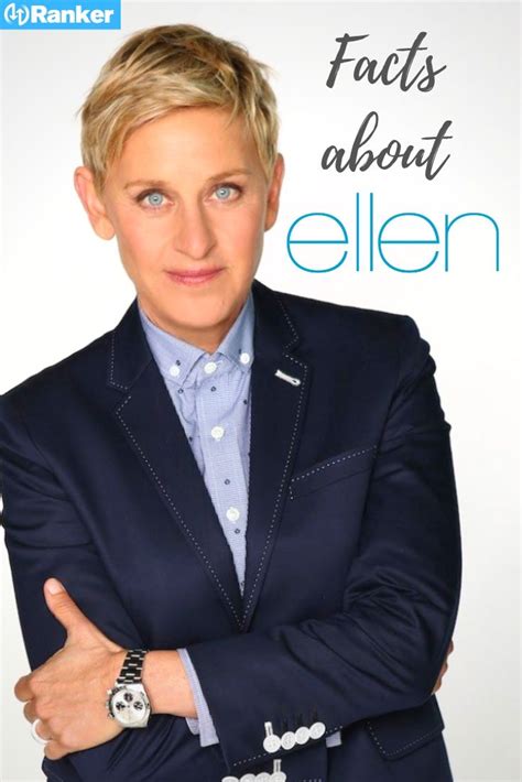 What are some interesting facts about Ellen DeGeneres?