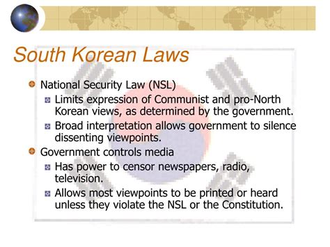 What are some strict rules in South Korea?
