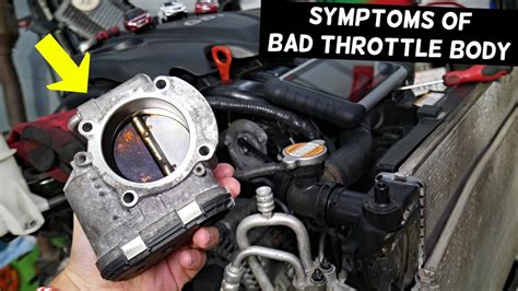 What are symptoms of a bad throttle body?