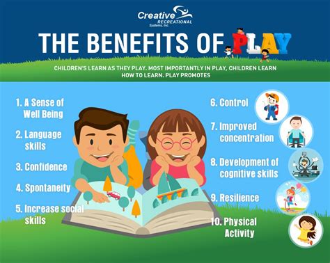 What are the 10 benefits of play?