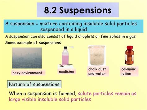What are the 10 examples of suspensions?