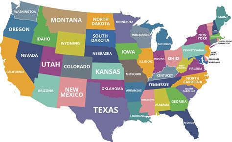 What are the 10 smallest states?