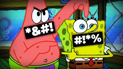 What are the 11 bad words in SpongeBob?