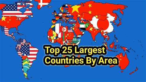 What are the 12 biggest countries?