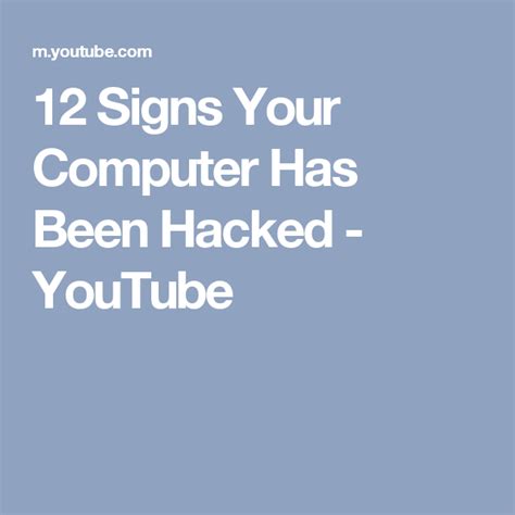 What are the 12 signs your computer has been hacked?