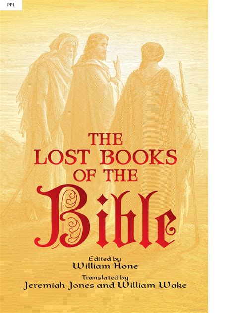 What are the 17 missing books of the Bible?