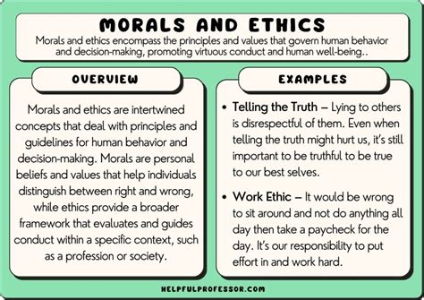 What are the 2 kinds of moral standards?