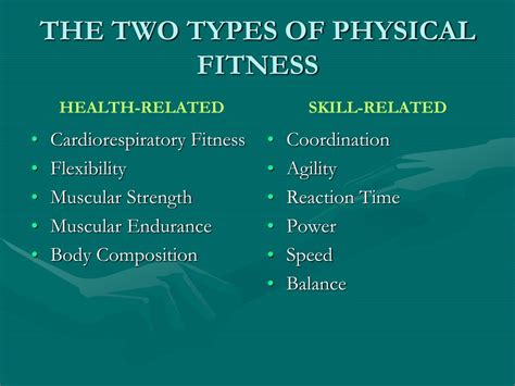 What are the 2 types of fitness?