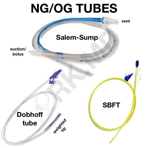 What are the 2 types of nasogastric tubes?