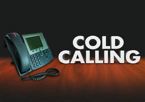 What are the 3 C's of cold calling?