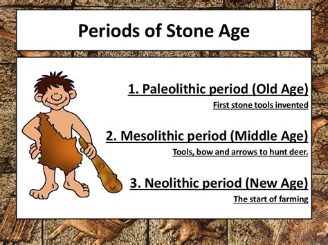 What are the 3 Stone Ages?