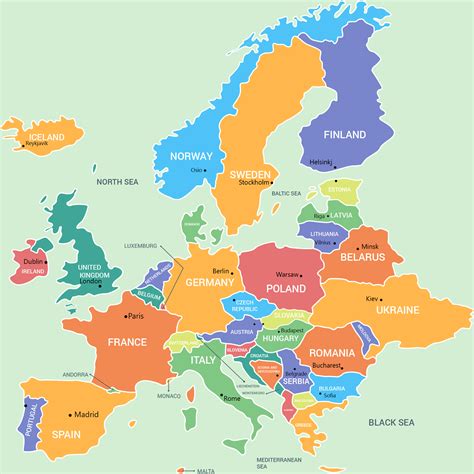What are the 3 capitals of the EU?