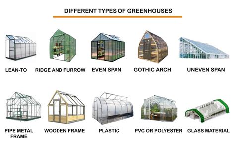 What are the 3 common layouts in a greenhouse?