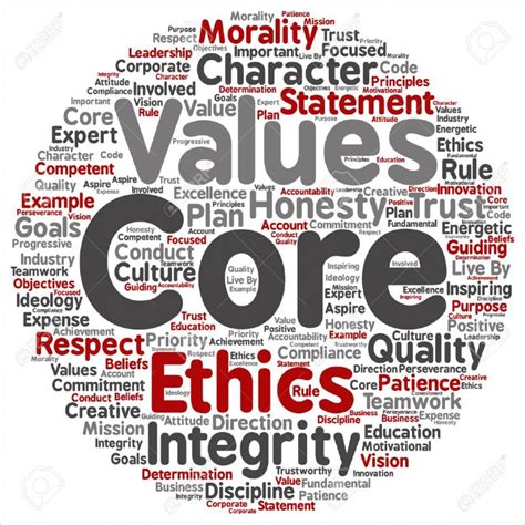 What are the 3 core moral values?