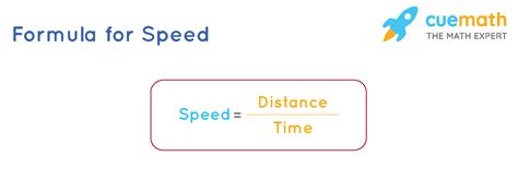What are the 3 formulas for speed?