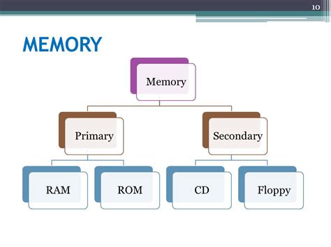 What are the 3 main types of memory?
