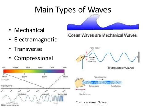 What are the 3 main types of waves?