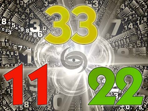 What are the 3 master numbers?