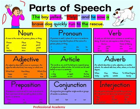 What are the 3 parts of a speech in order?