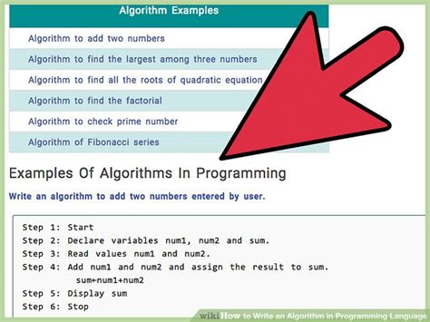 What are the 3 steps to writing an algorithm?