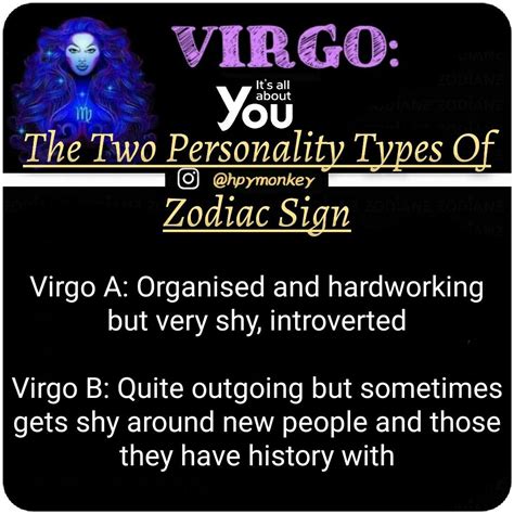 What are the 3 types of Virgos?