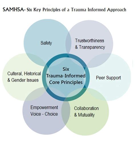 What are the 4 components of trauma-informed care?