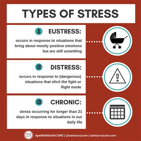 What are the 4 different types of stress?