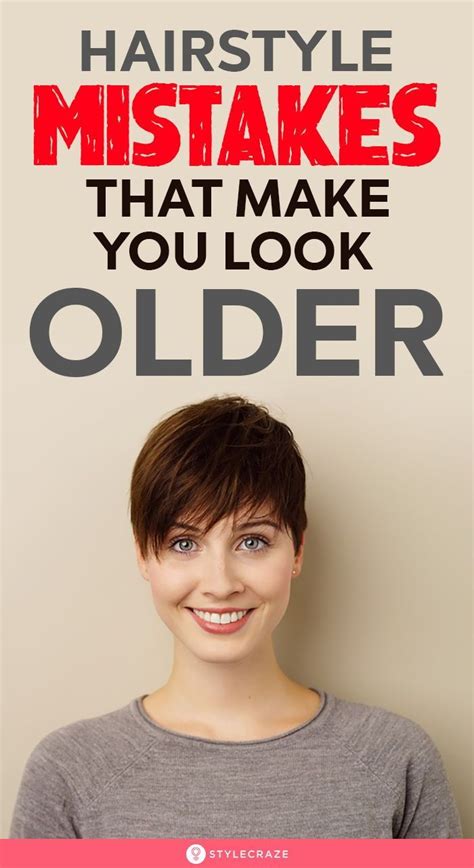 What are the 4 haircut mistakes that instantly make you look older?