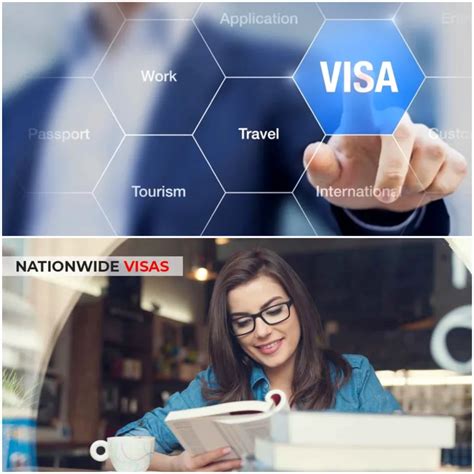 What are the 4 main steps to getting a visa?